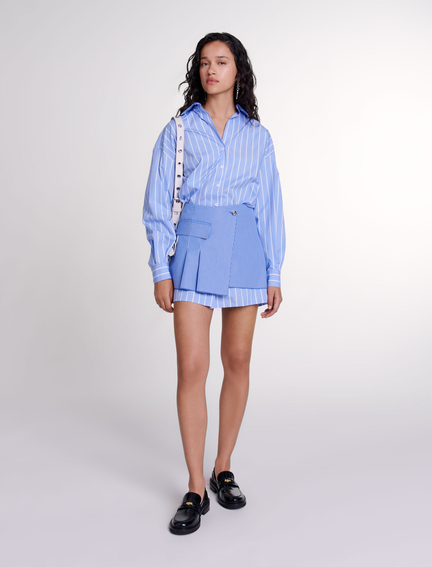 2 in 1 striped dress