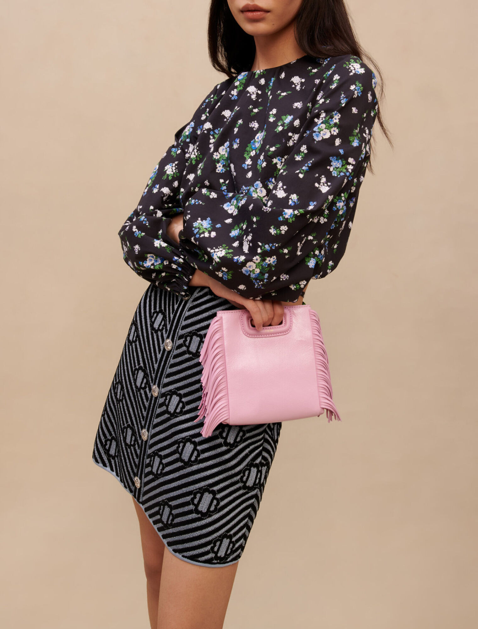 Jupe en jacquard imprimé