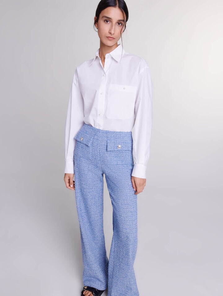 Pantalon en tweed