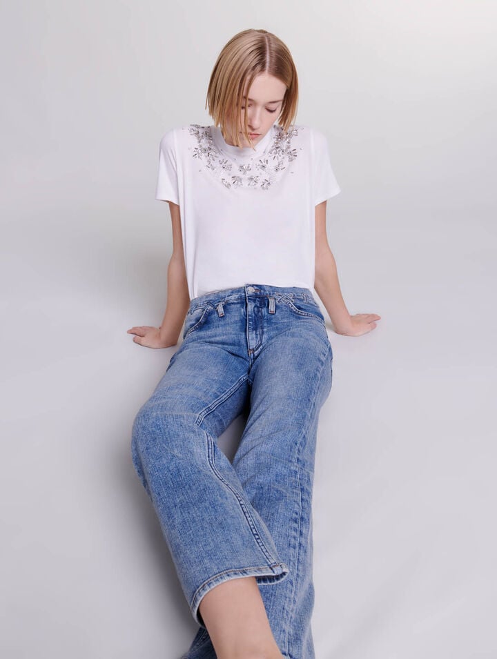 Rhinestone T-shirt