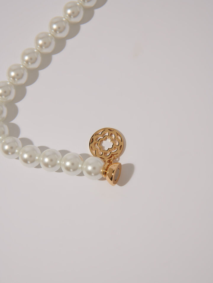 Collier chocker en mix de perles