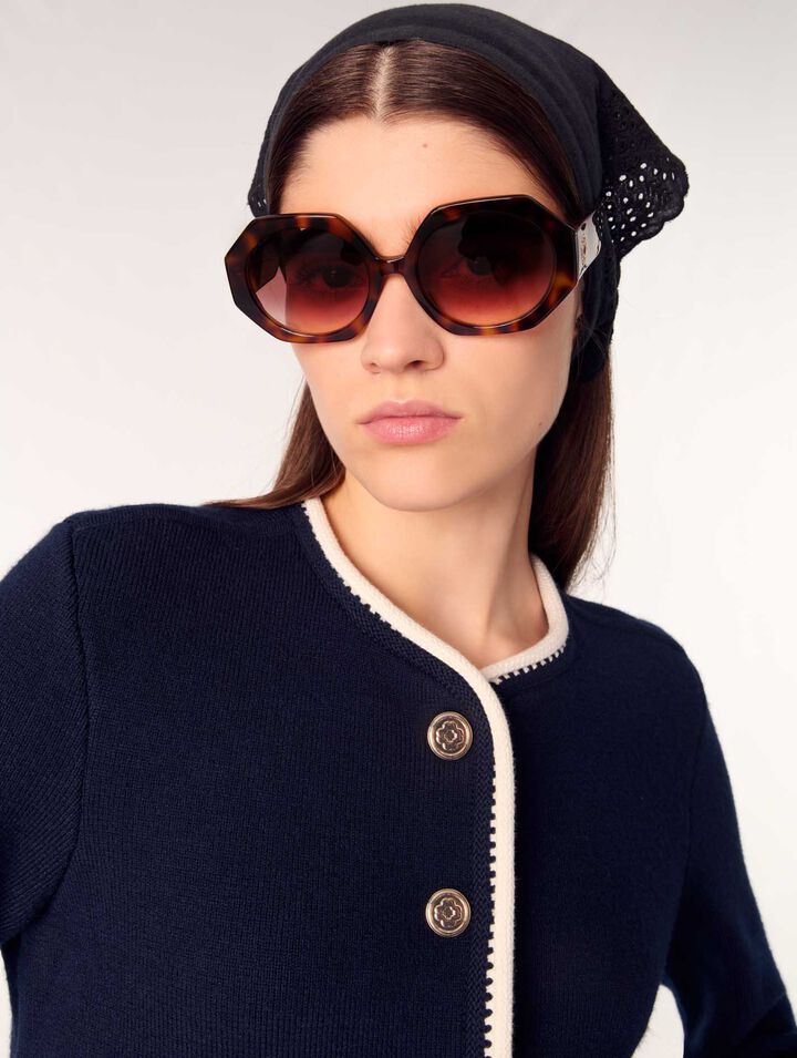 Cardigan en laine mélangée