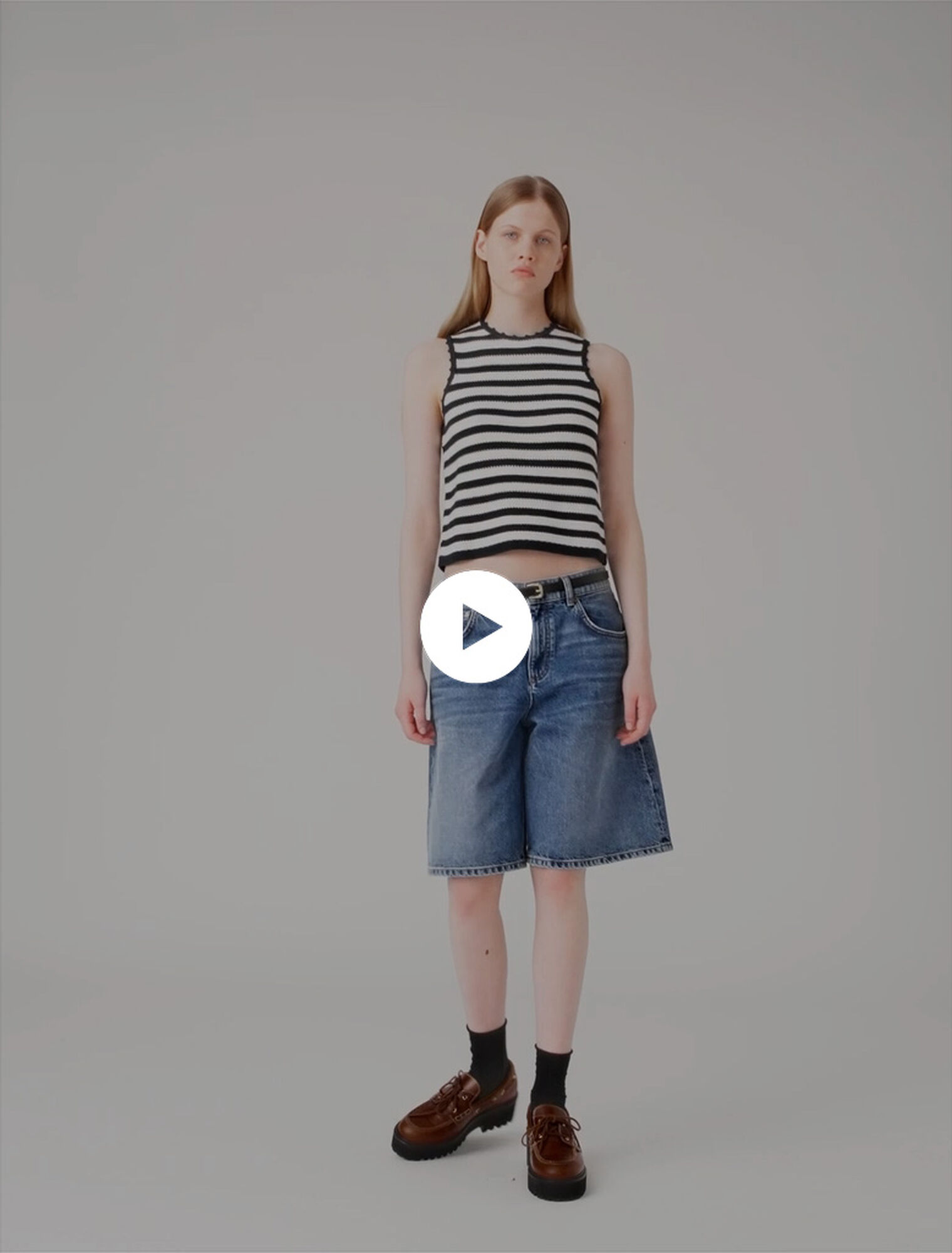Bermuda en denim