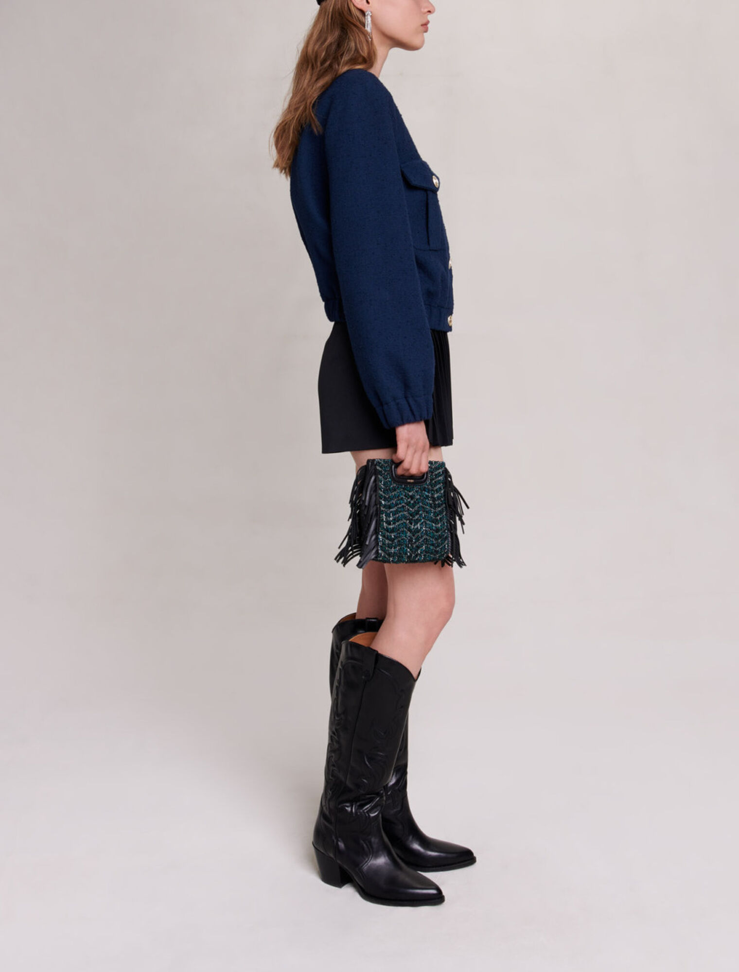 Blouson bomber court