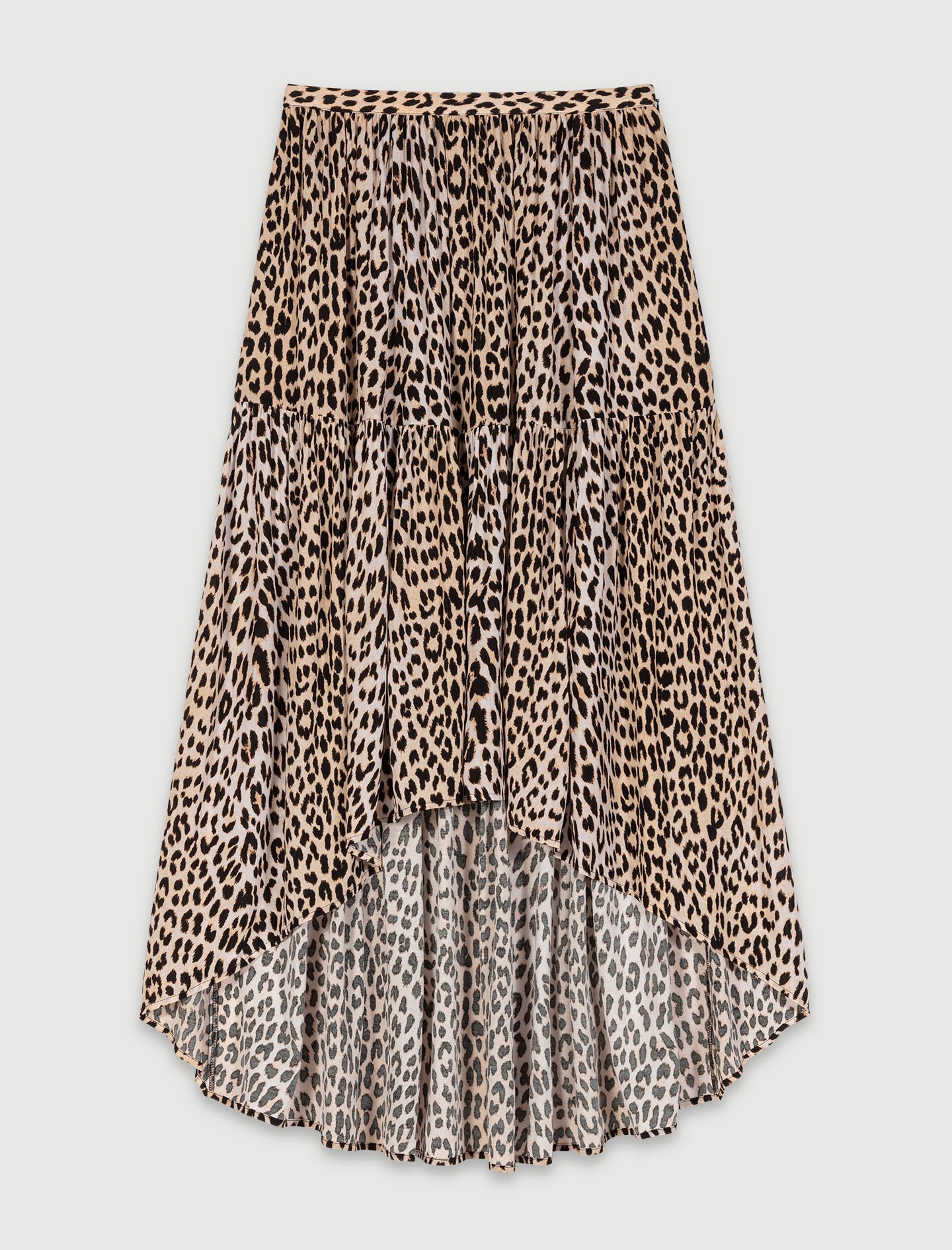 Asymmetrical long skirt