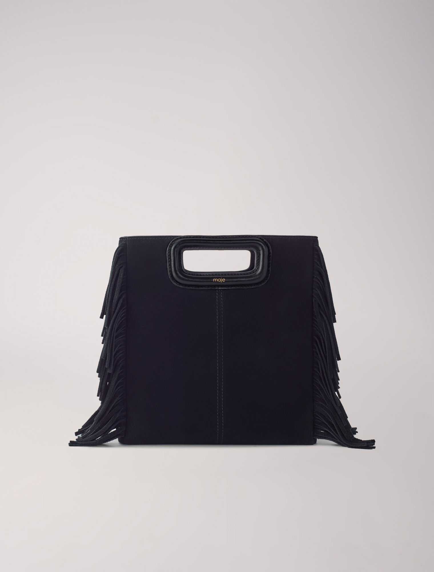 Sac M en cuir suède