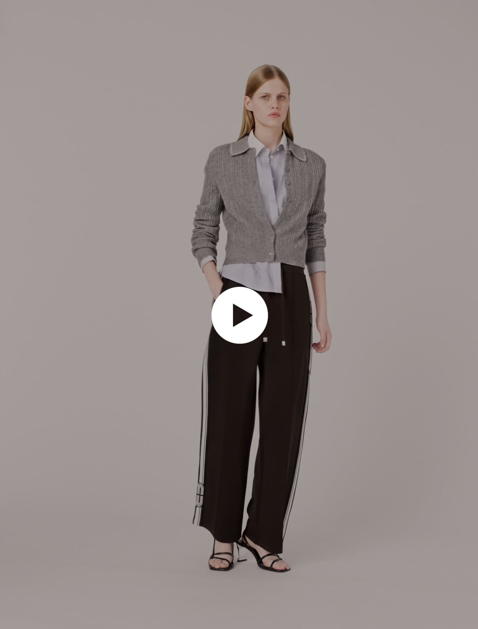 Straight-striped trousers Straight-striped trousers