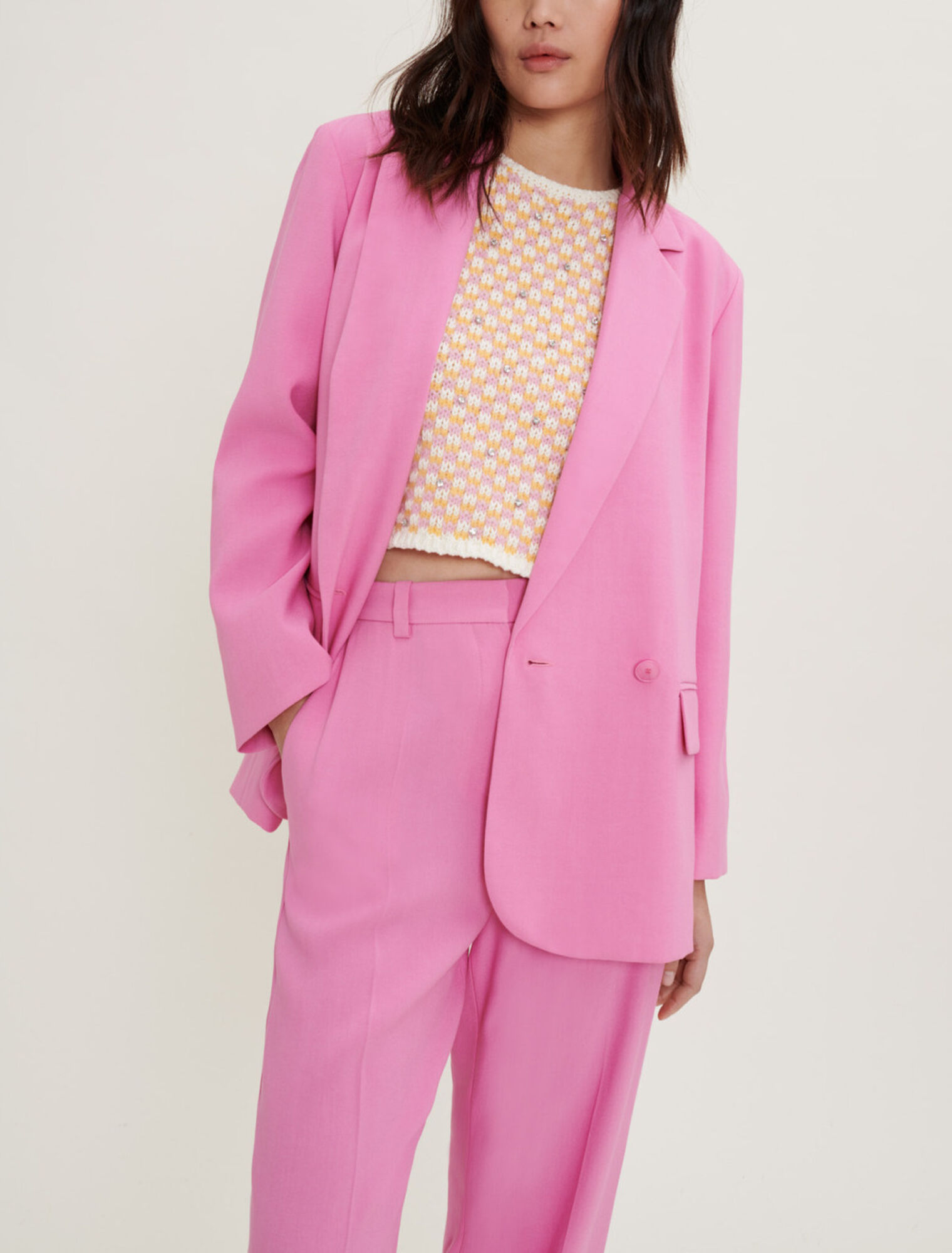 Veste tailleur fluide en ample