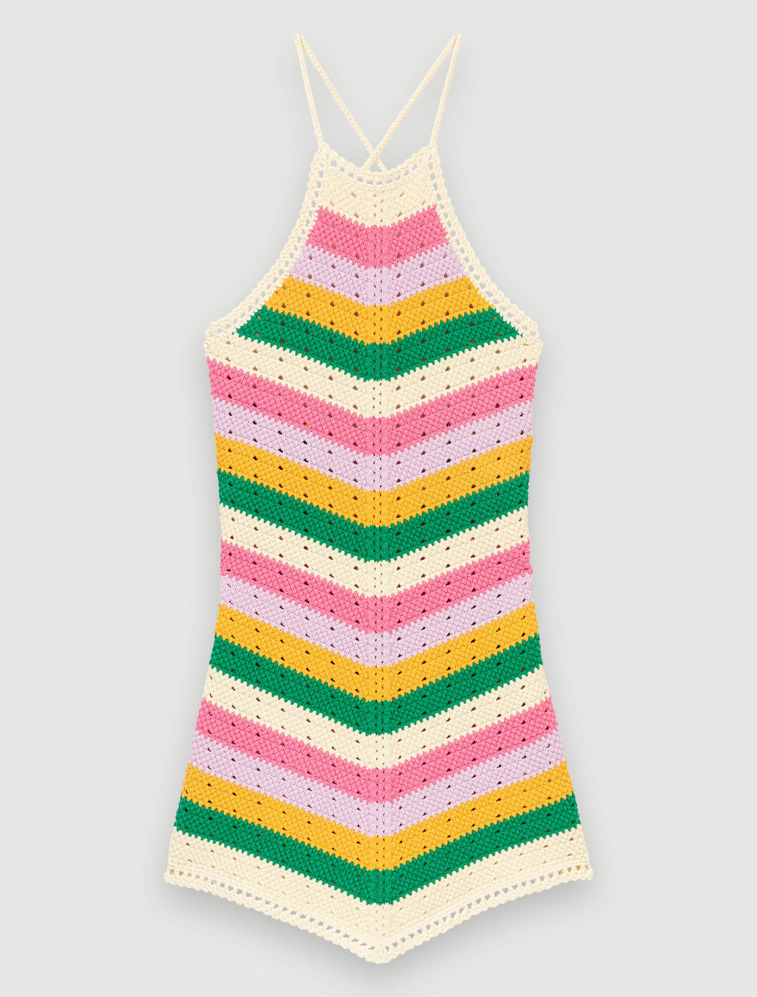 Multicolored knit dress