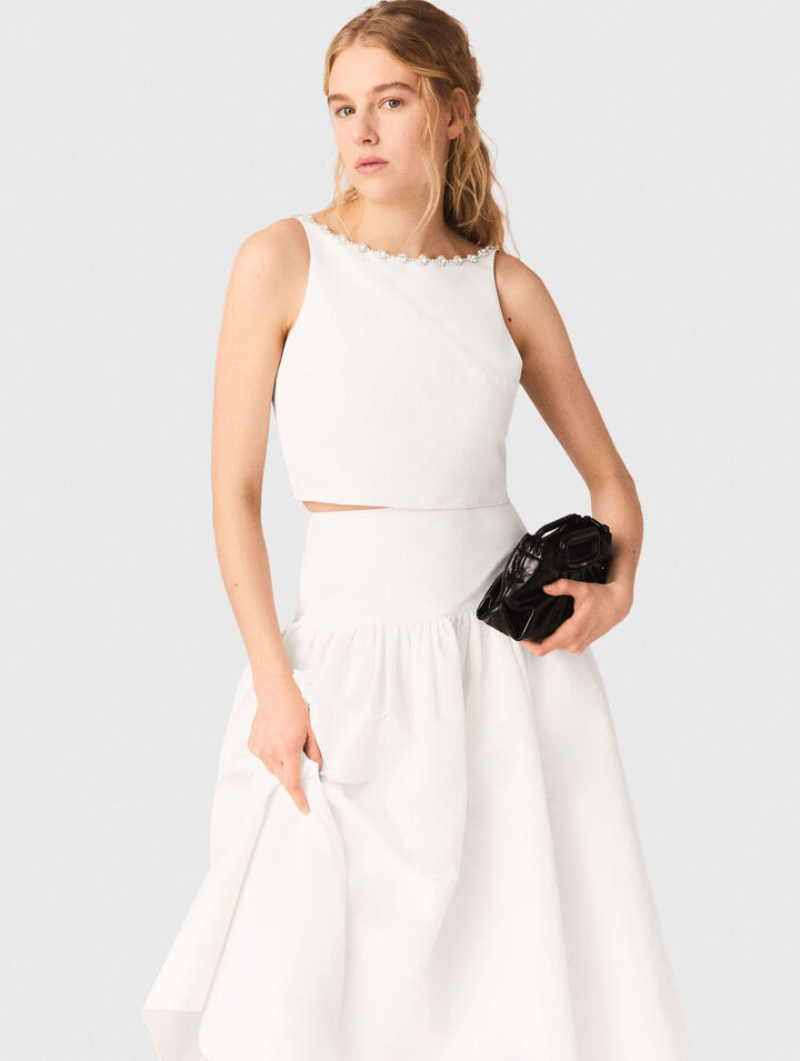 Crackled leather Milpli mini Clutch