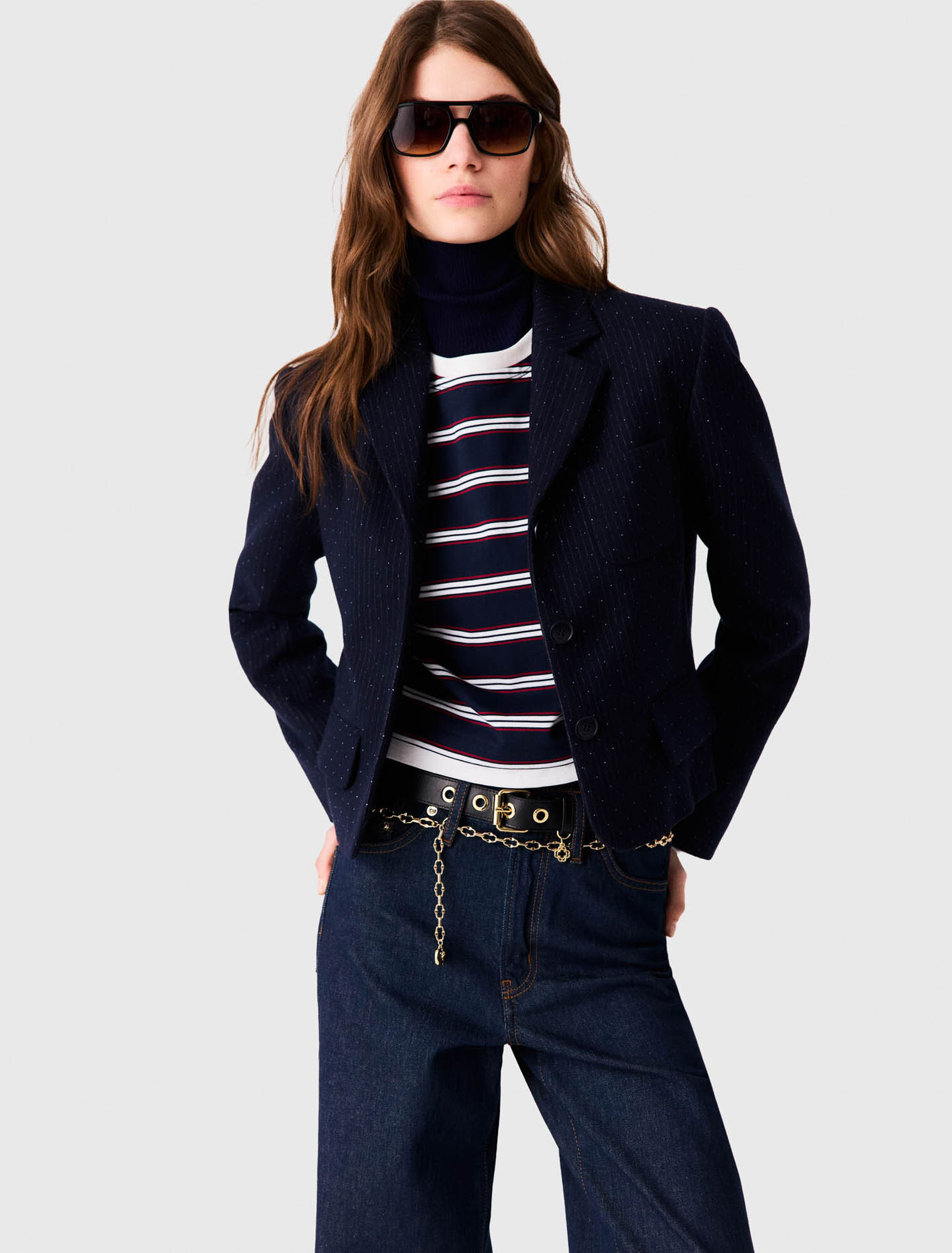 Veste de tailleur courte