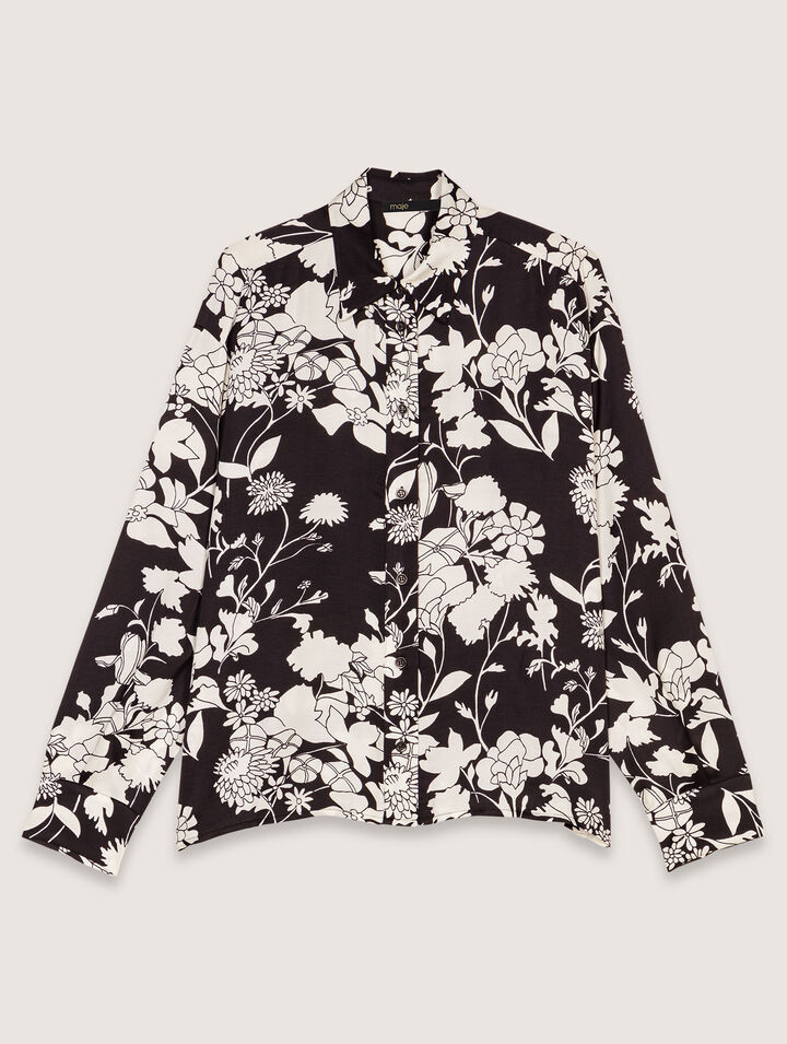 Chemise à imprimé floral