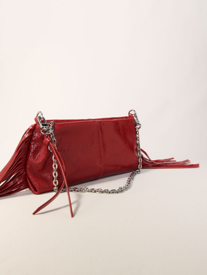 Pochette Miss M Pouch en cuir verni