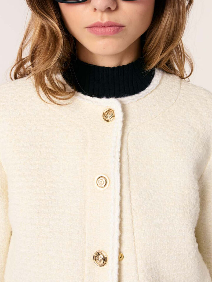 Veste courte en tweed