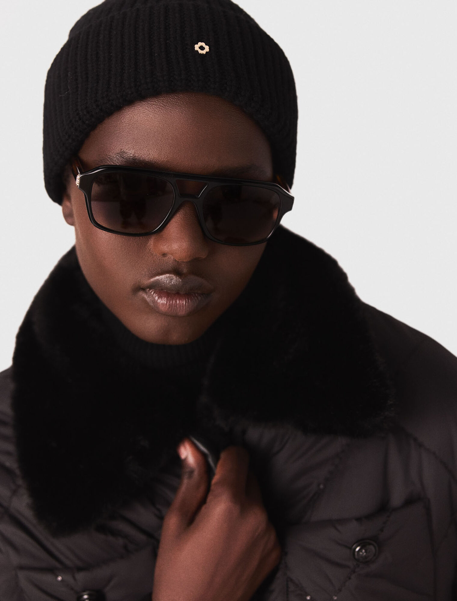 Doudoune réversible avec sequins