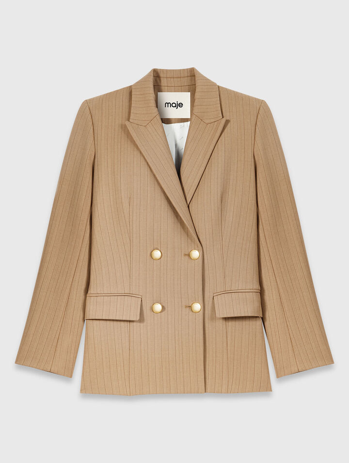 Double-breasted suit jacket