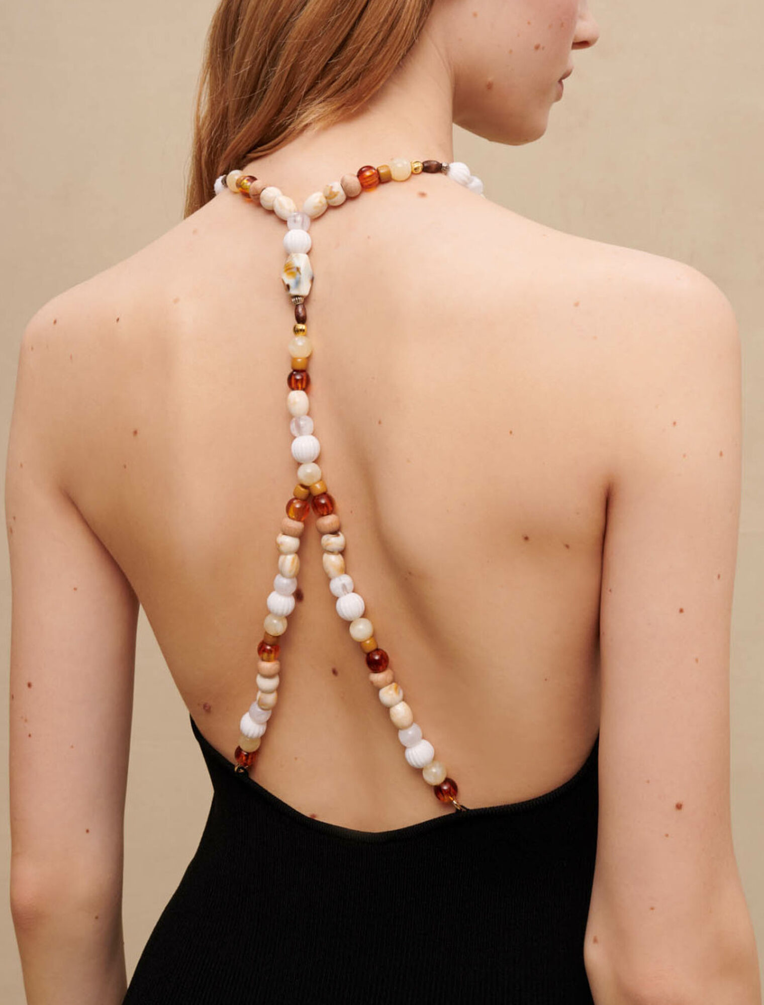 Robe longue détail chaîne