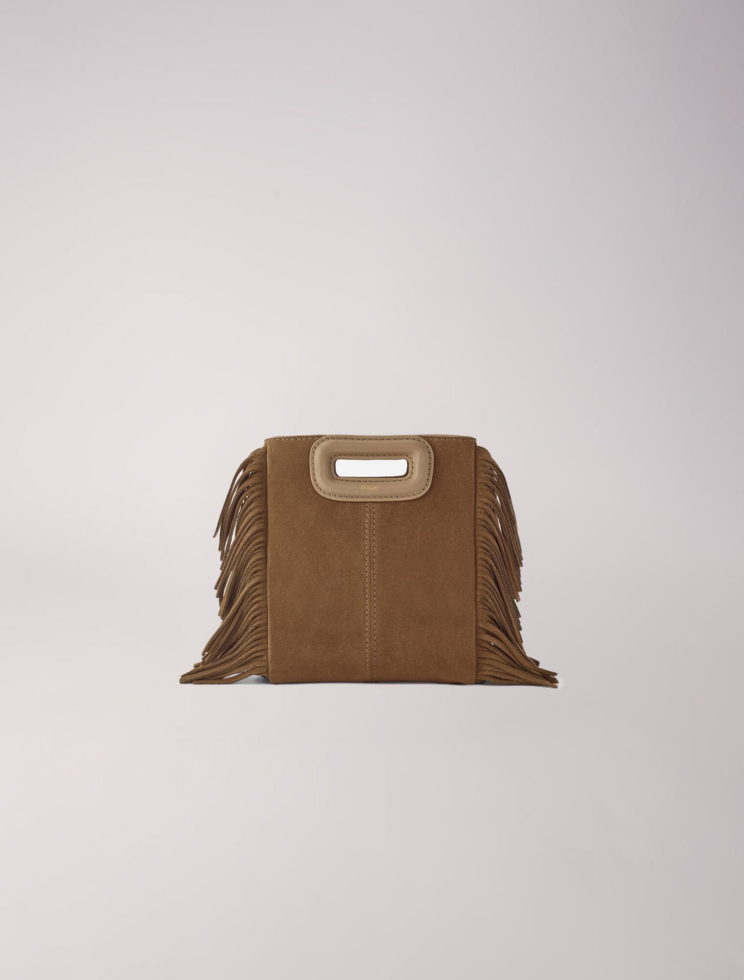 M mini bag in suede leather