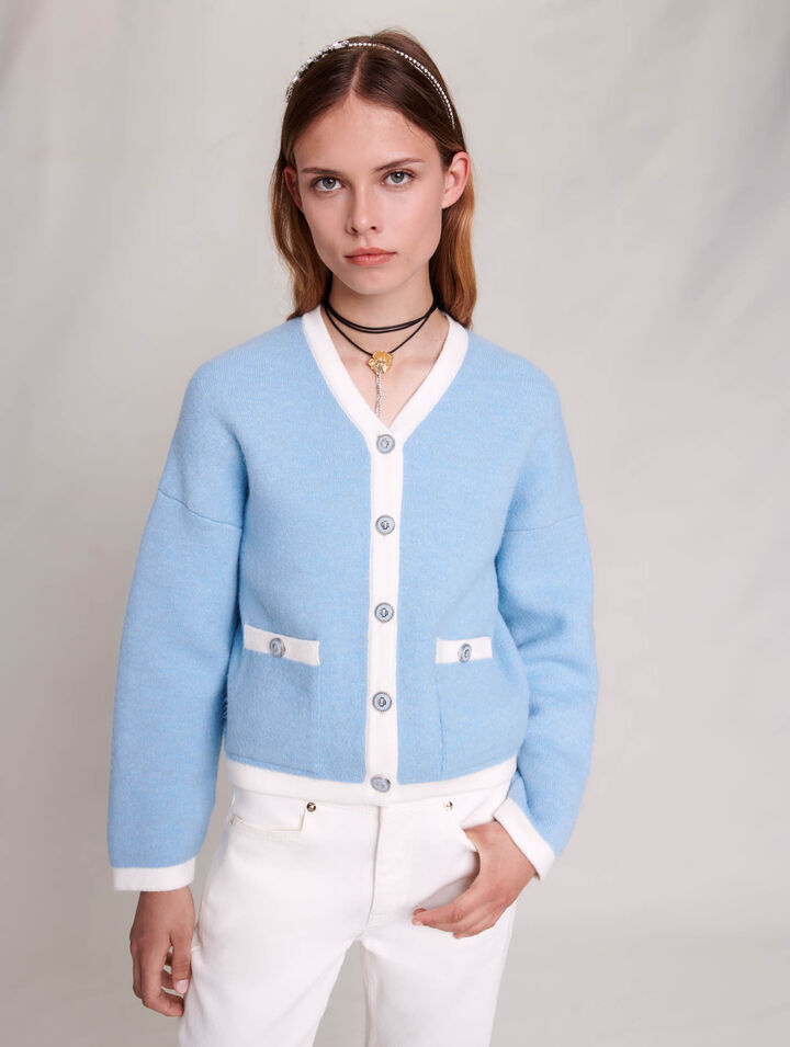 Knit cardigan