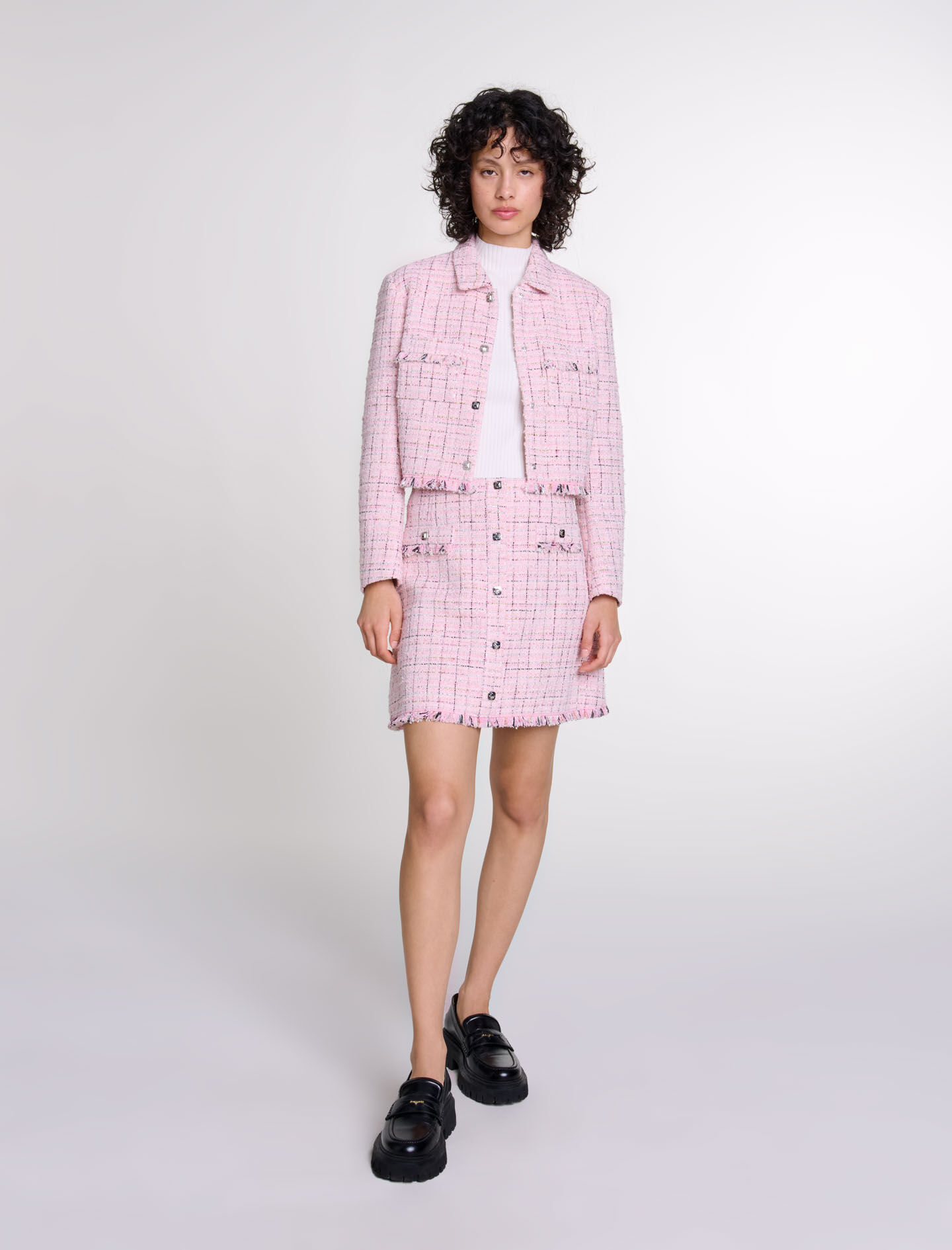Maje pink blazer cheap