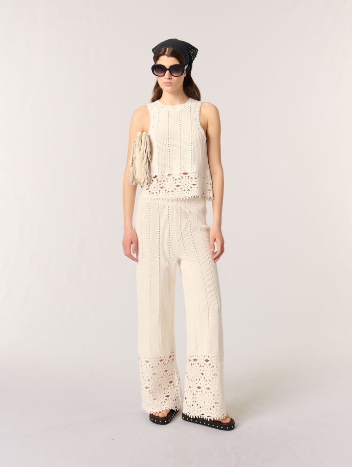 Débardeur en crochet