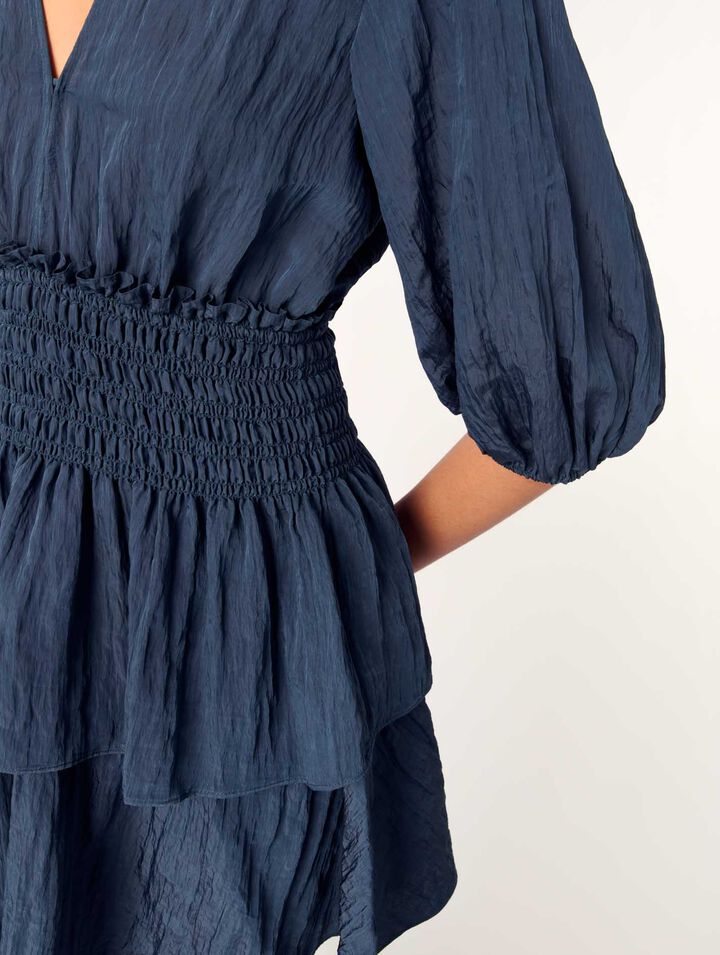 Short ruffled dress