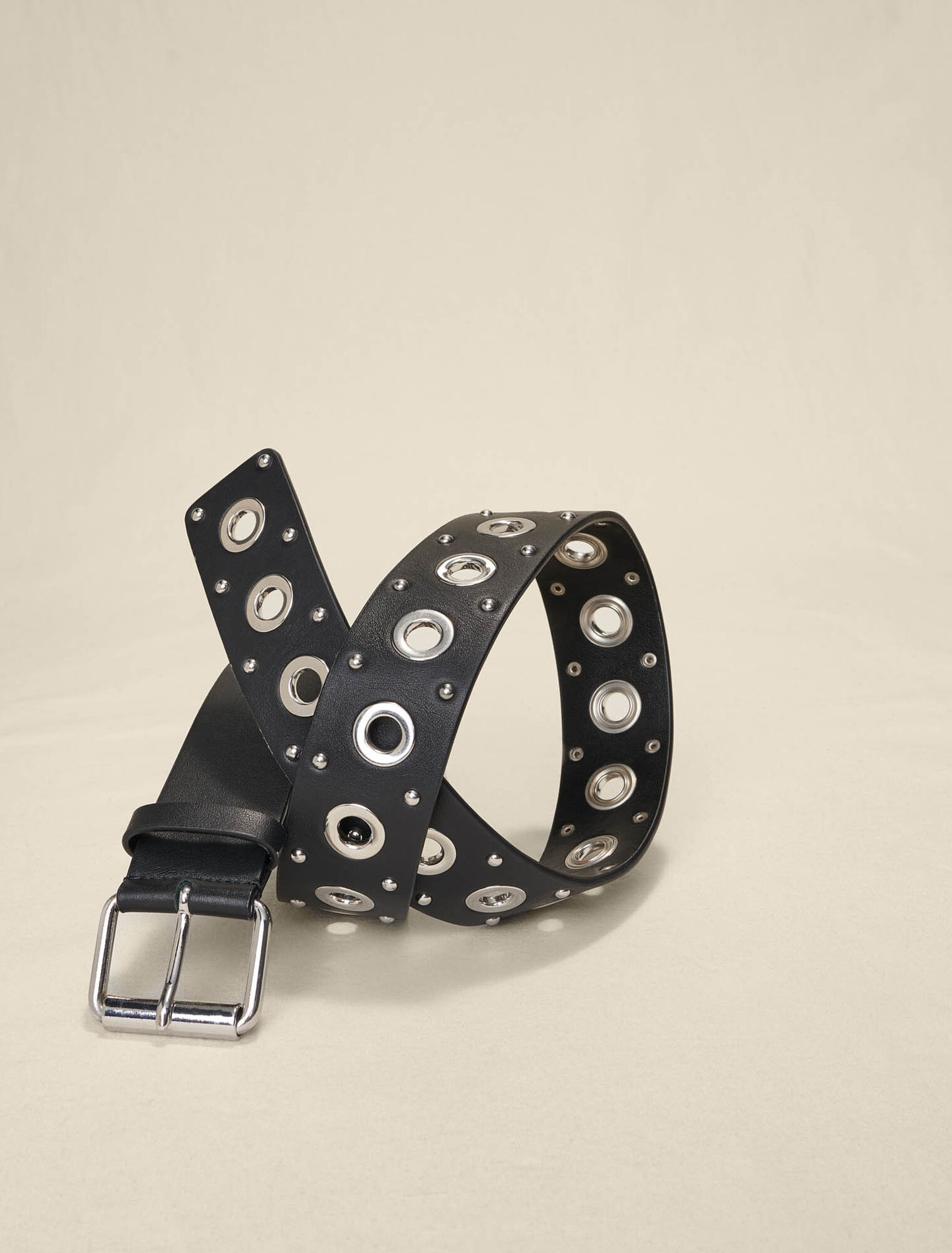 Ceinture à rivets empiécés