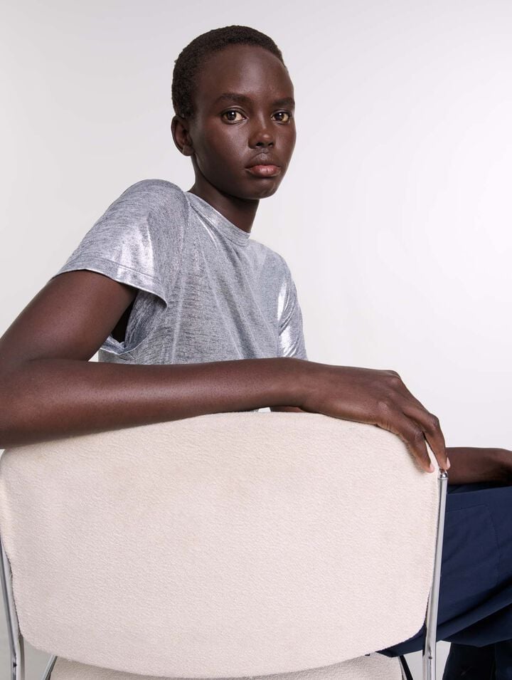 Tee-shirt lamé
