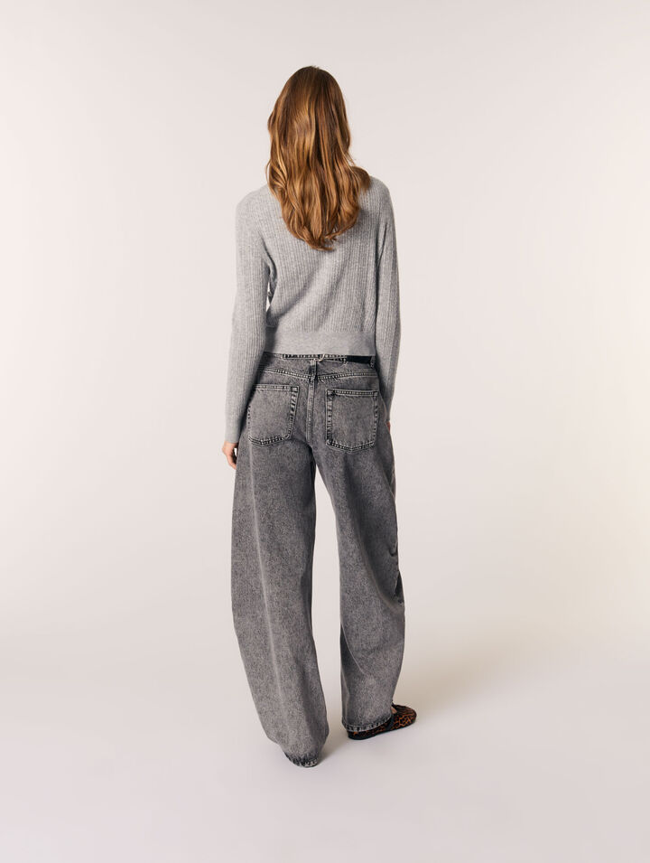 Cardigan à col bijoux