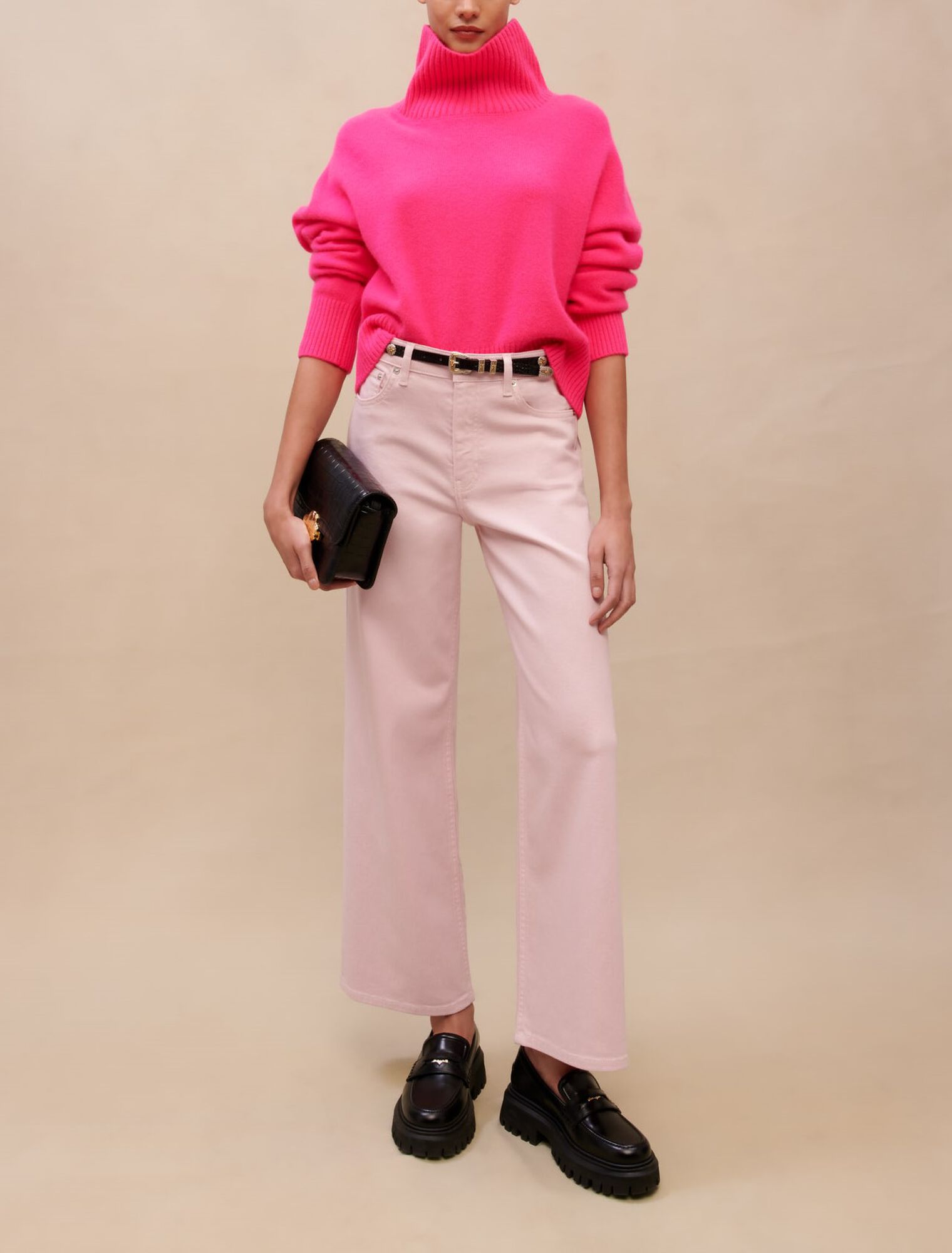 Pink cashmere sweater