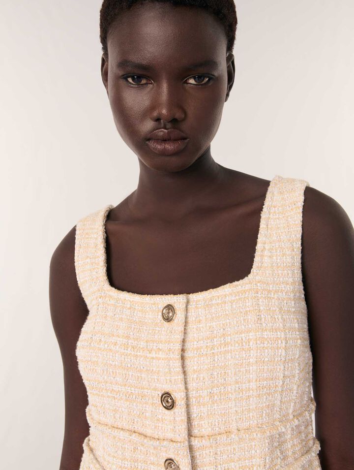 Short tweed dress