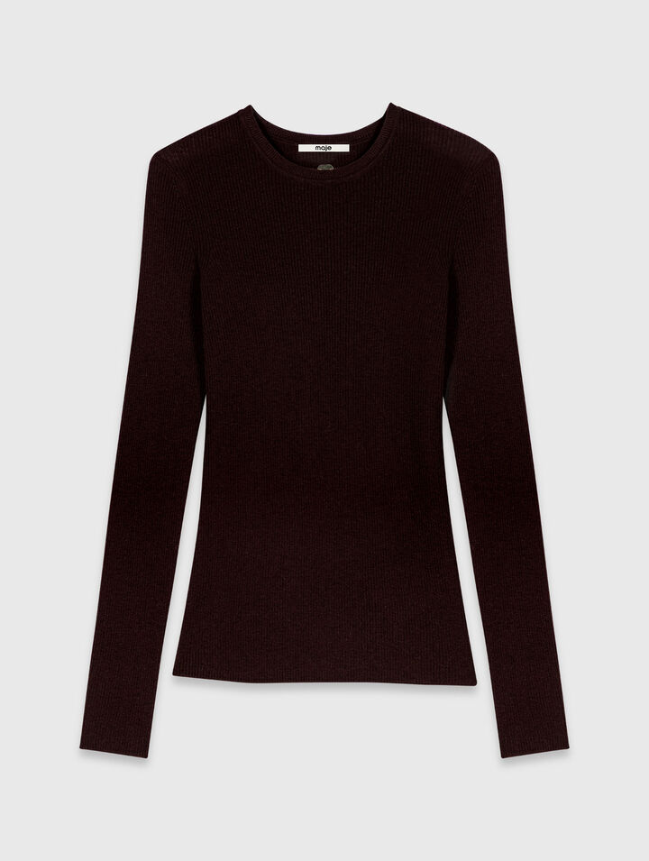 Pull col rond seconde peau