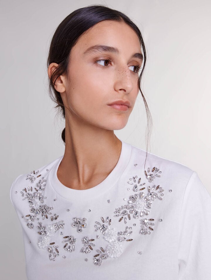 Rhinestone T-shirt