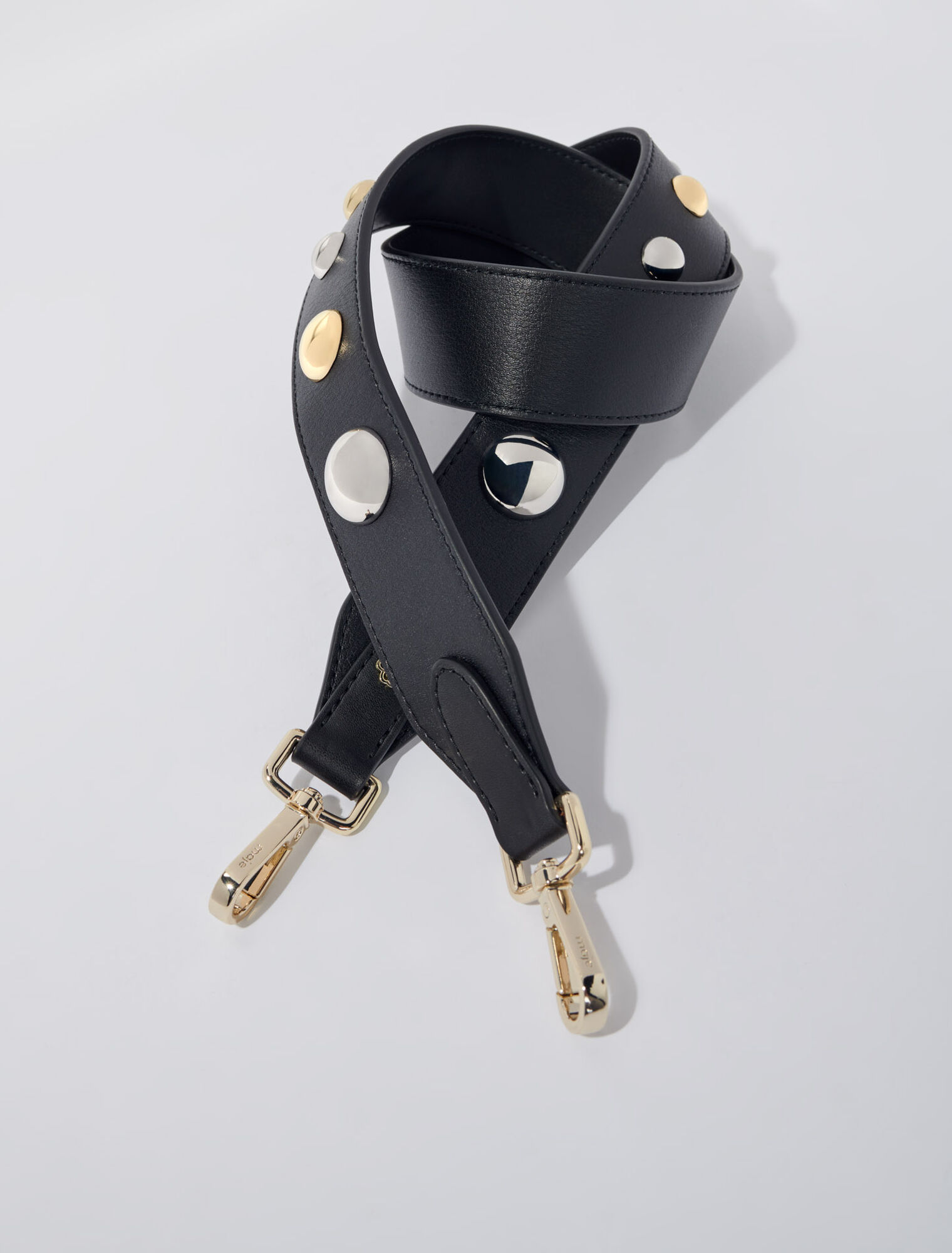 Bandoulière en cuir à studs