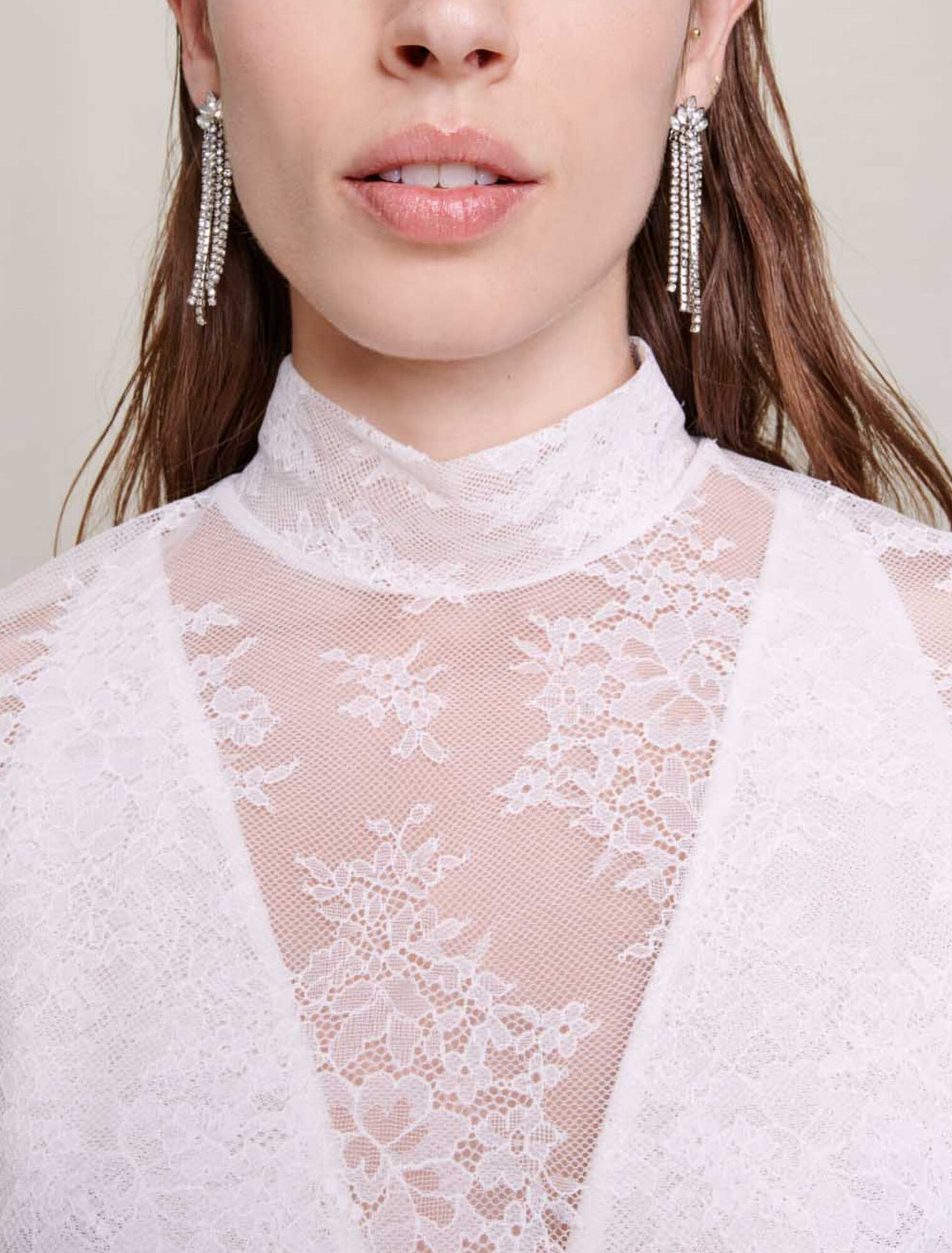 Top en dentelle