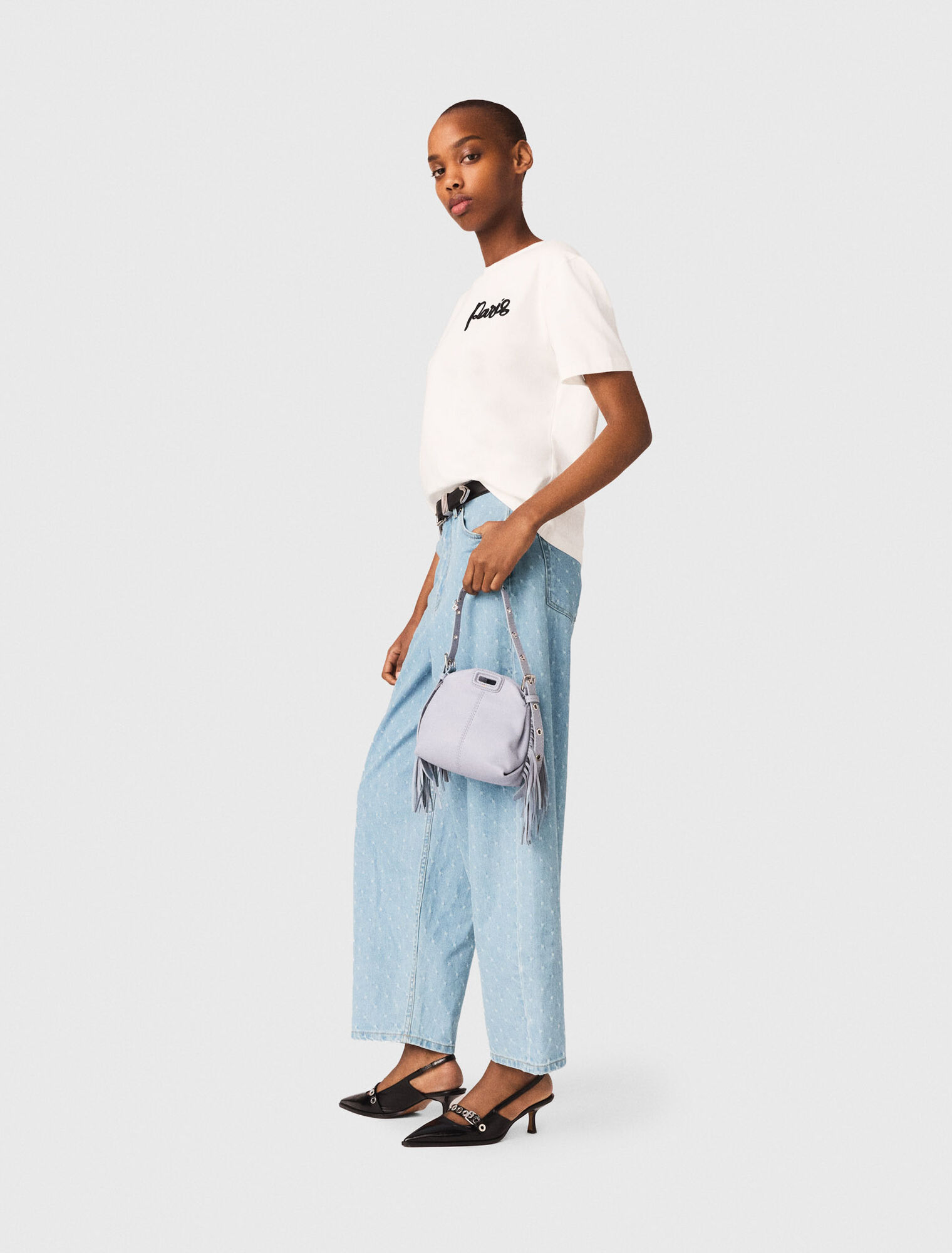 Tee shirt avec logo Paris brod&eacute;