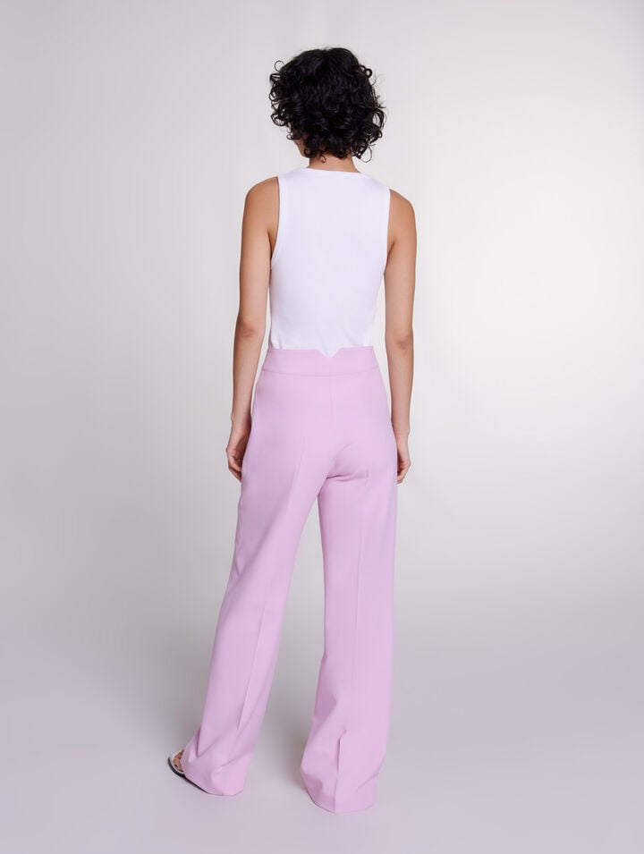 Pantalon de tailleur large