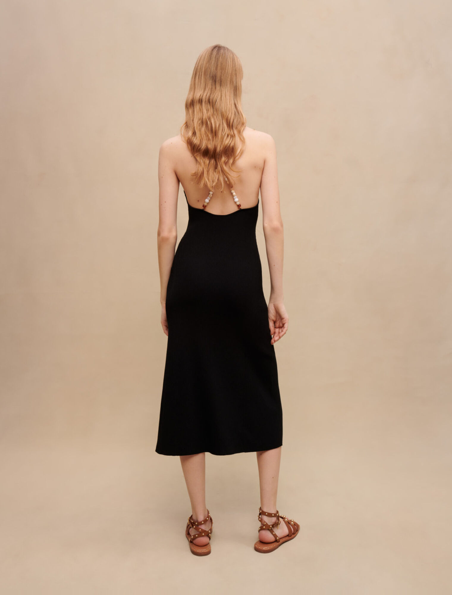 Robe longue détail chaîne