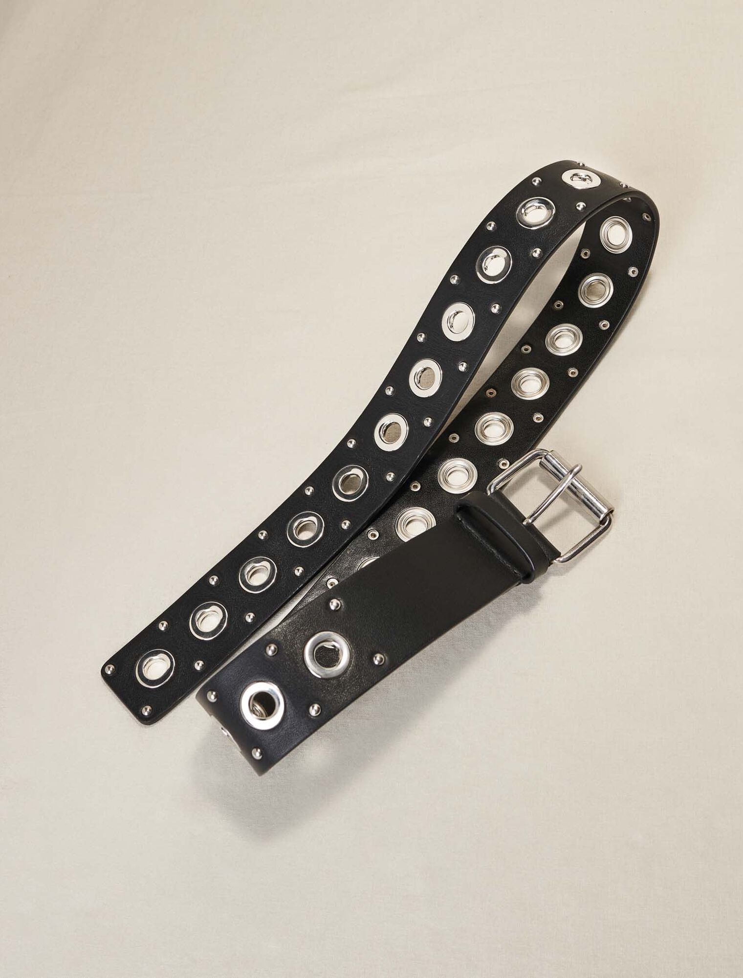 Ceinture à rivets empiécés