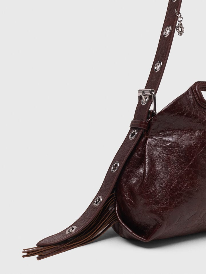 Sac Miss M en cuir craquelé