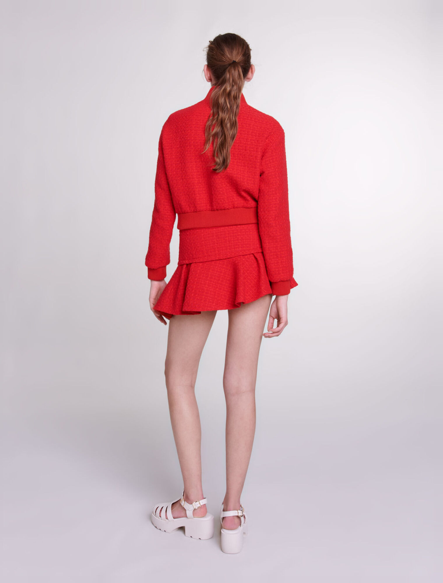 Short tweed jacket