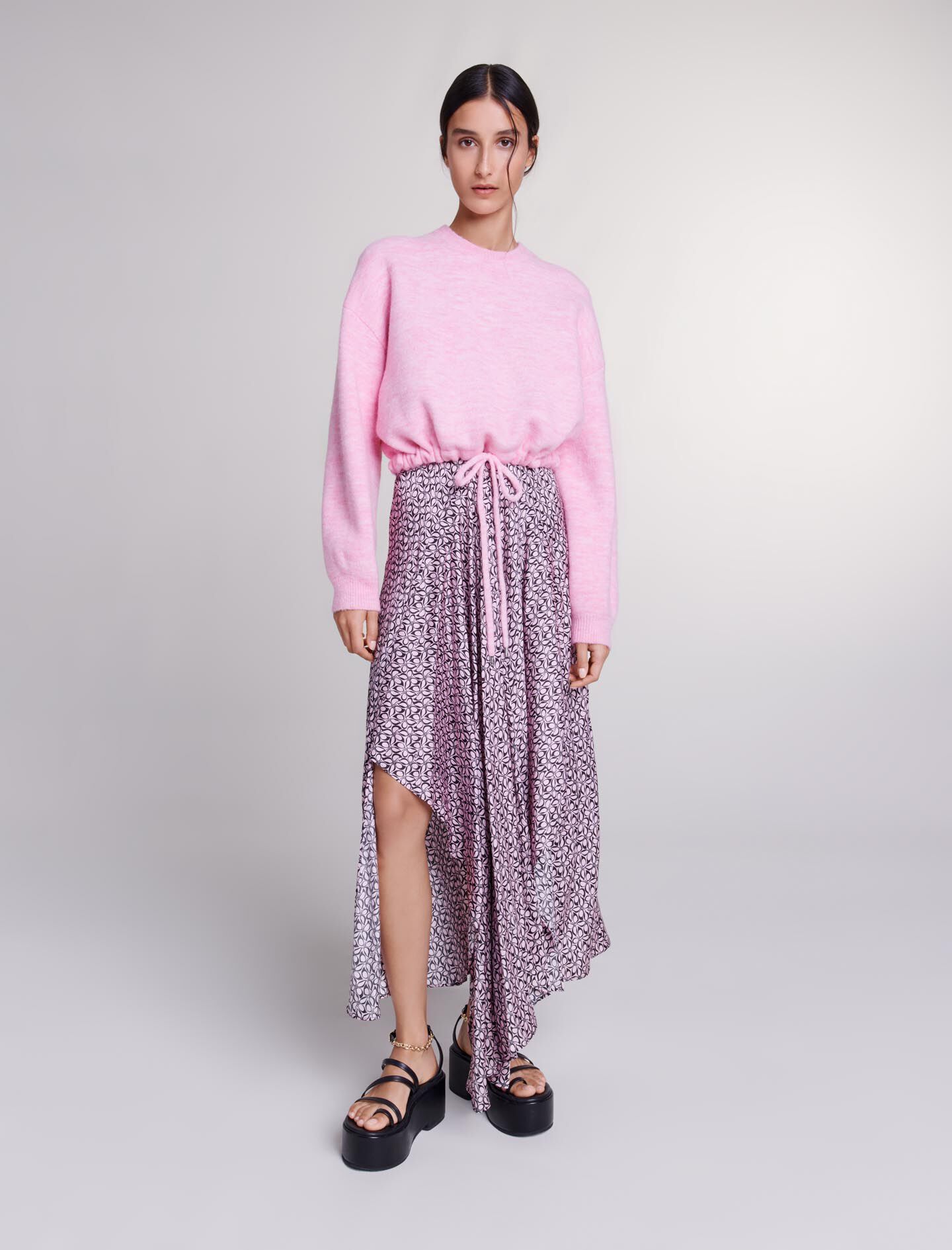 Drawstring cropped jumper new arrivals