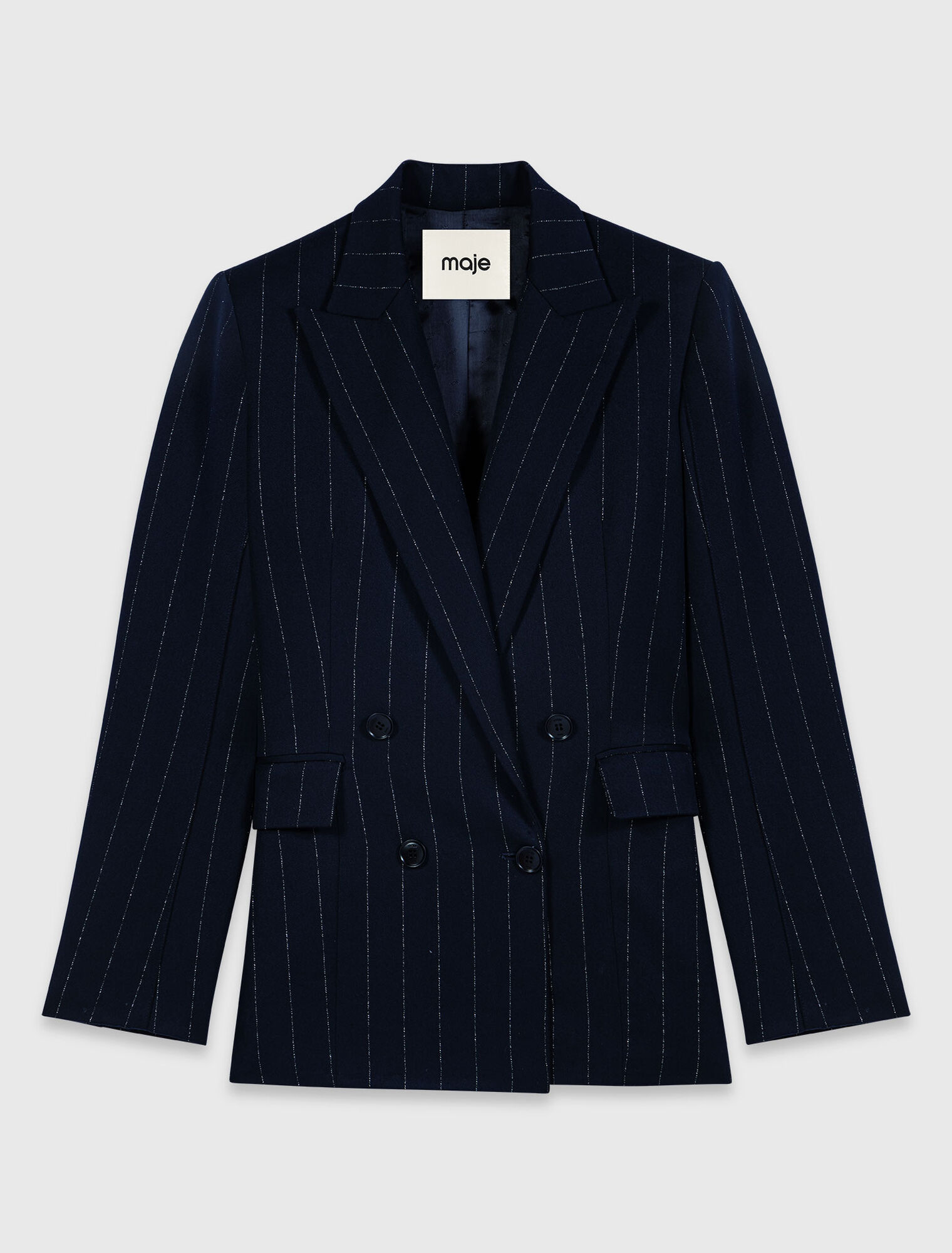 Double-breasted suit jacket