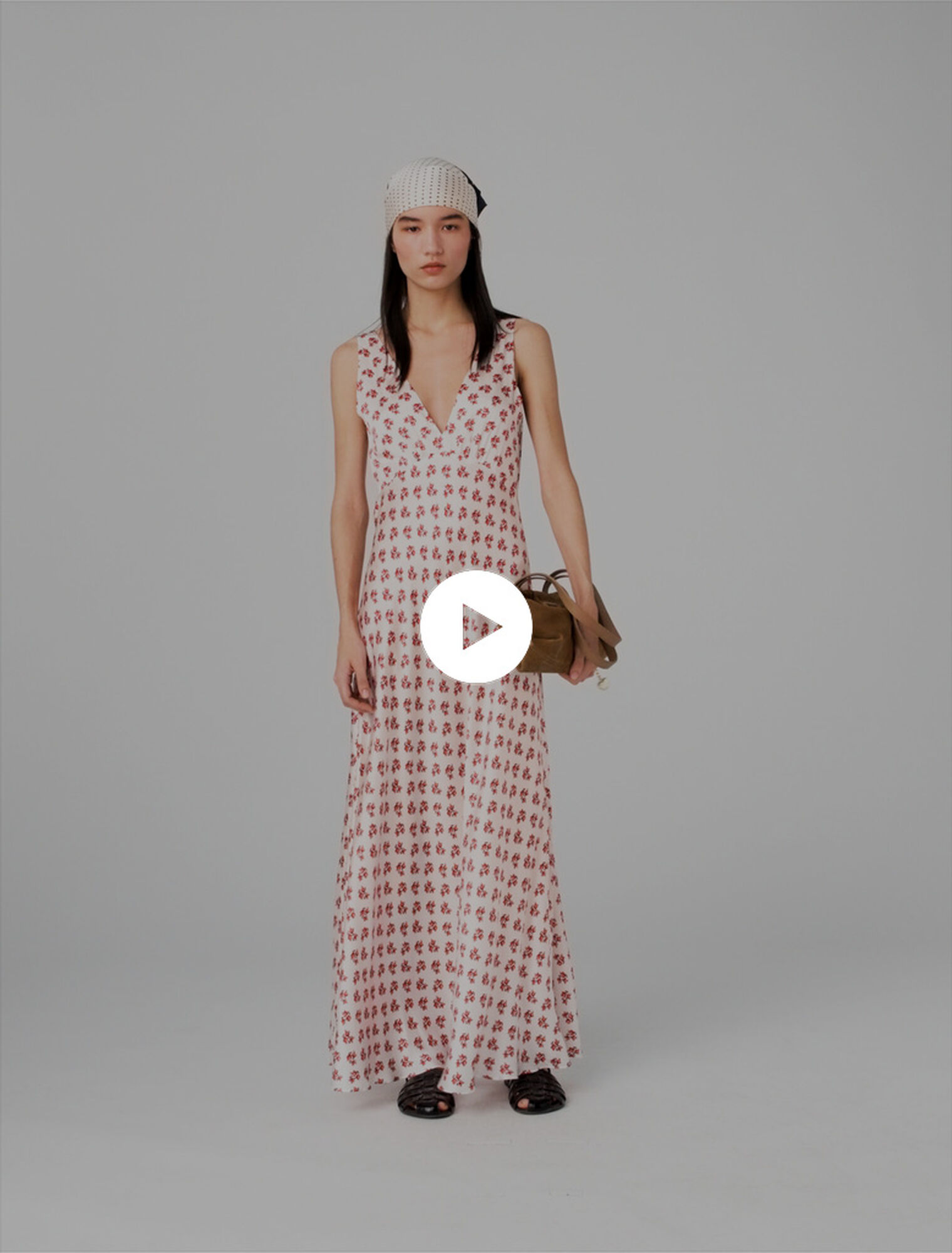 Robe imprim&eacute;e en soie