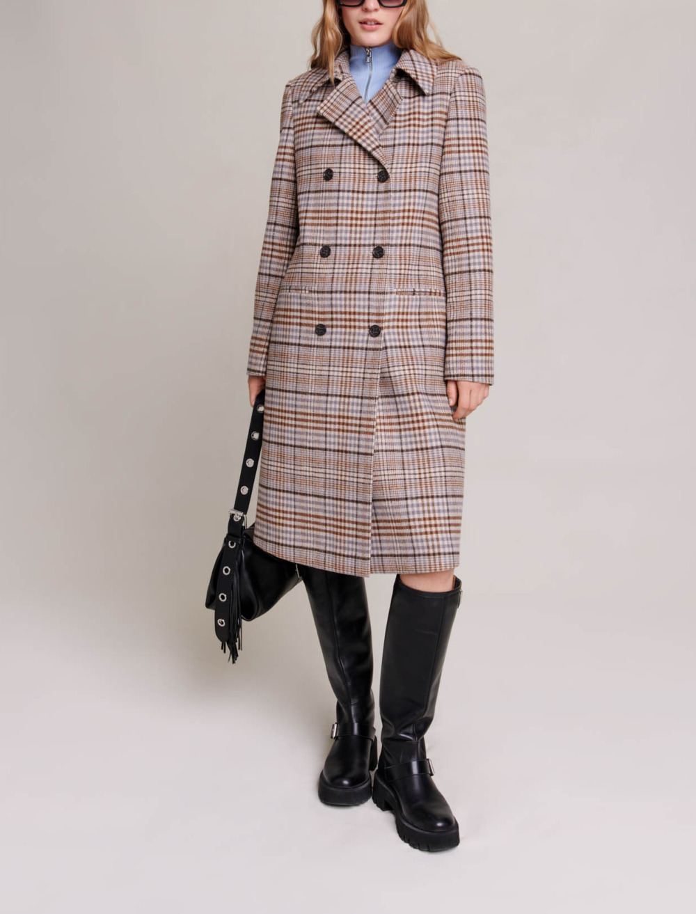 HiSO August Cappuccino Reversible Shearling Coat
