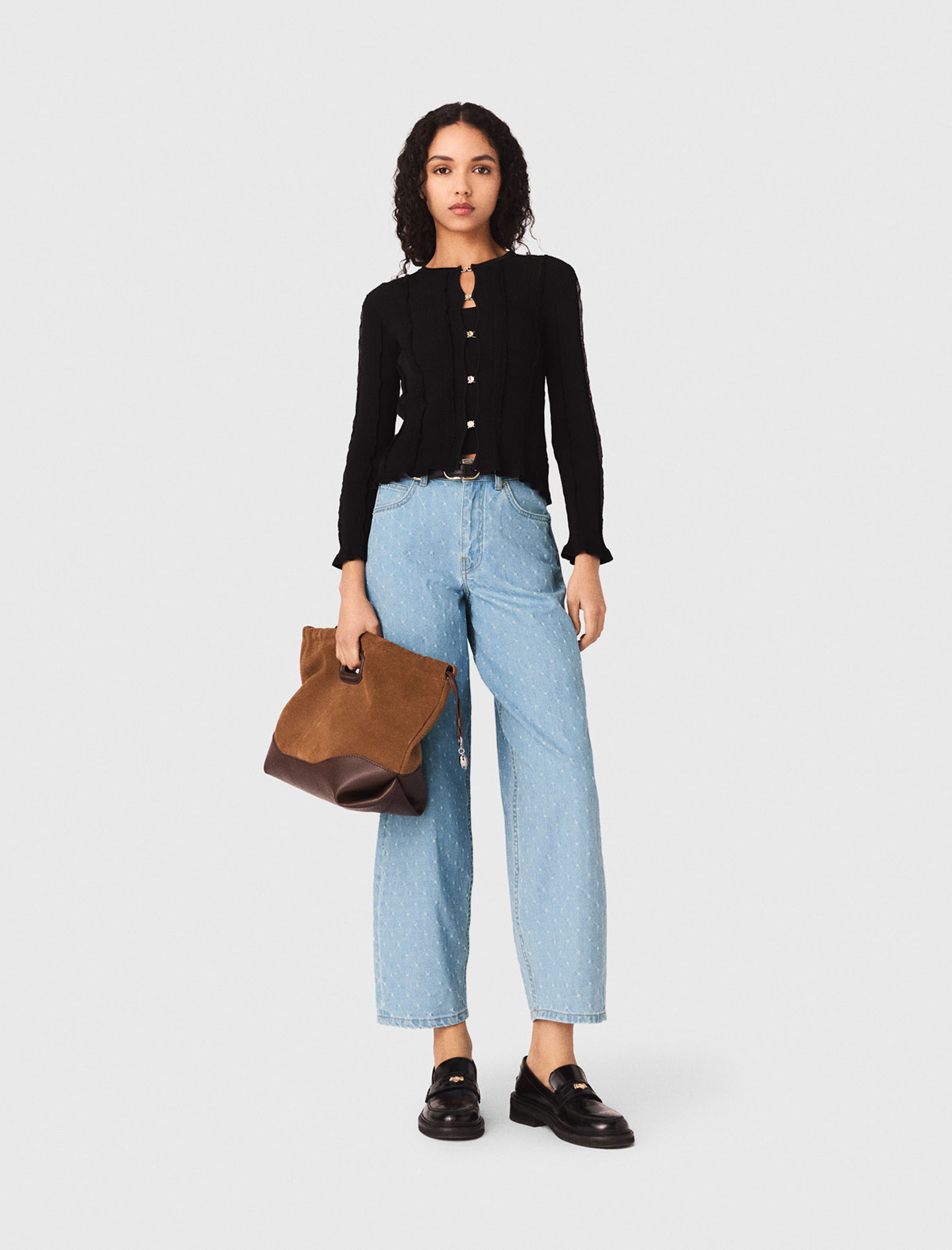 Maje 2-in-1 cardigan