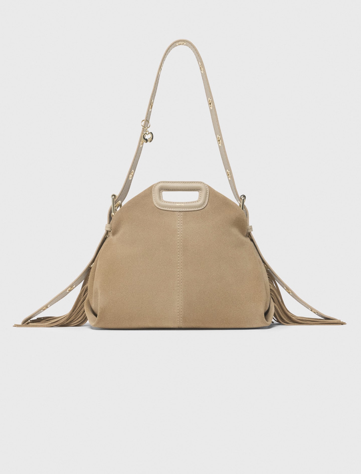 Maje Suede Miss M bag