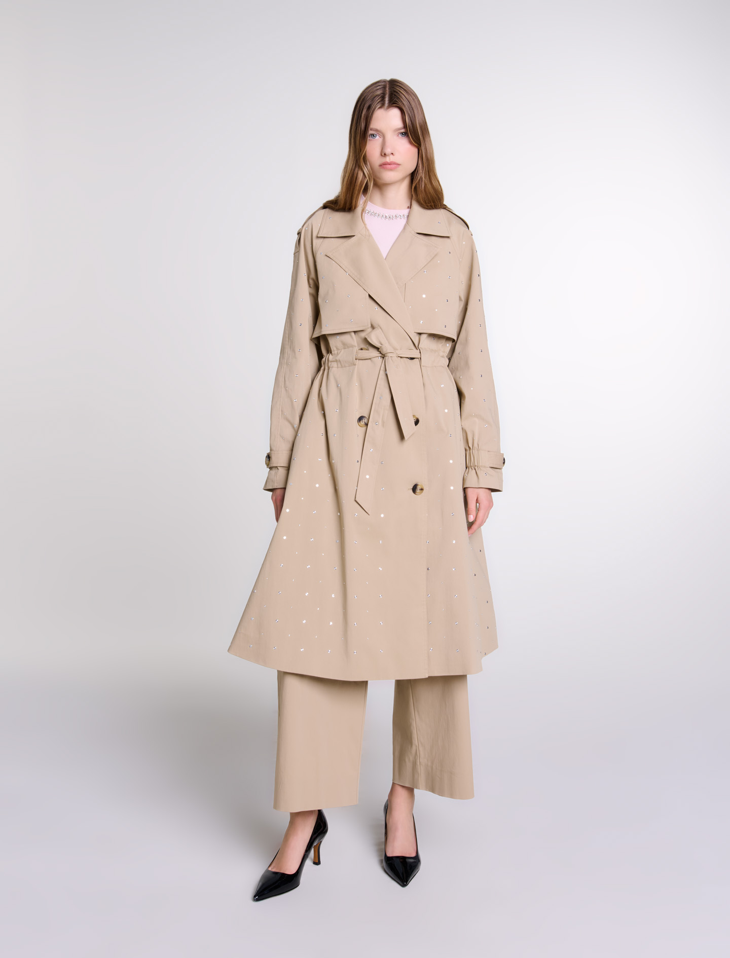 Ameri　BALLOON SLEEVE PLEATS TRENCH Ameri BALLOON SLEEVE PLEATS TRENCH Ameri BALLOON SLEEVE