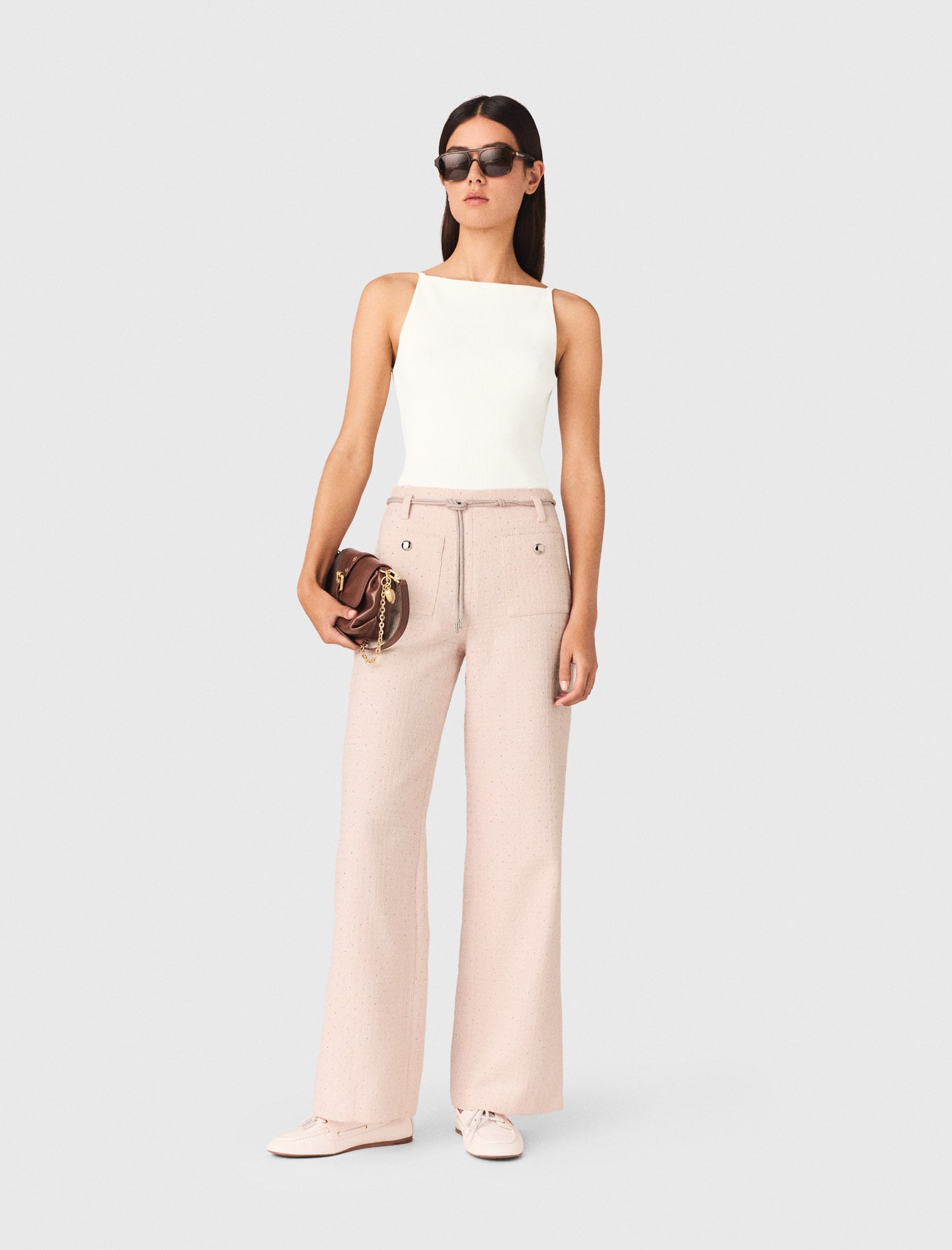 Maje Tweed trousers