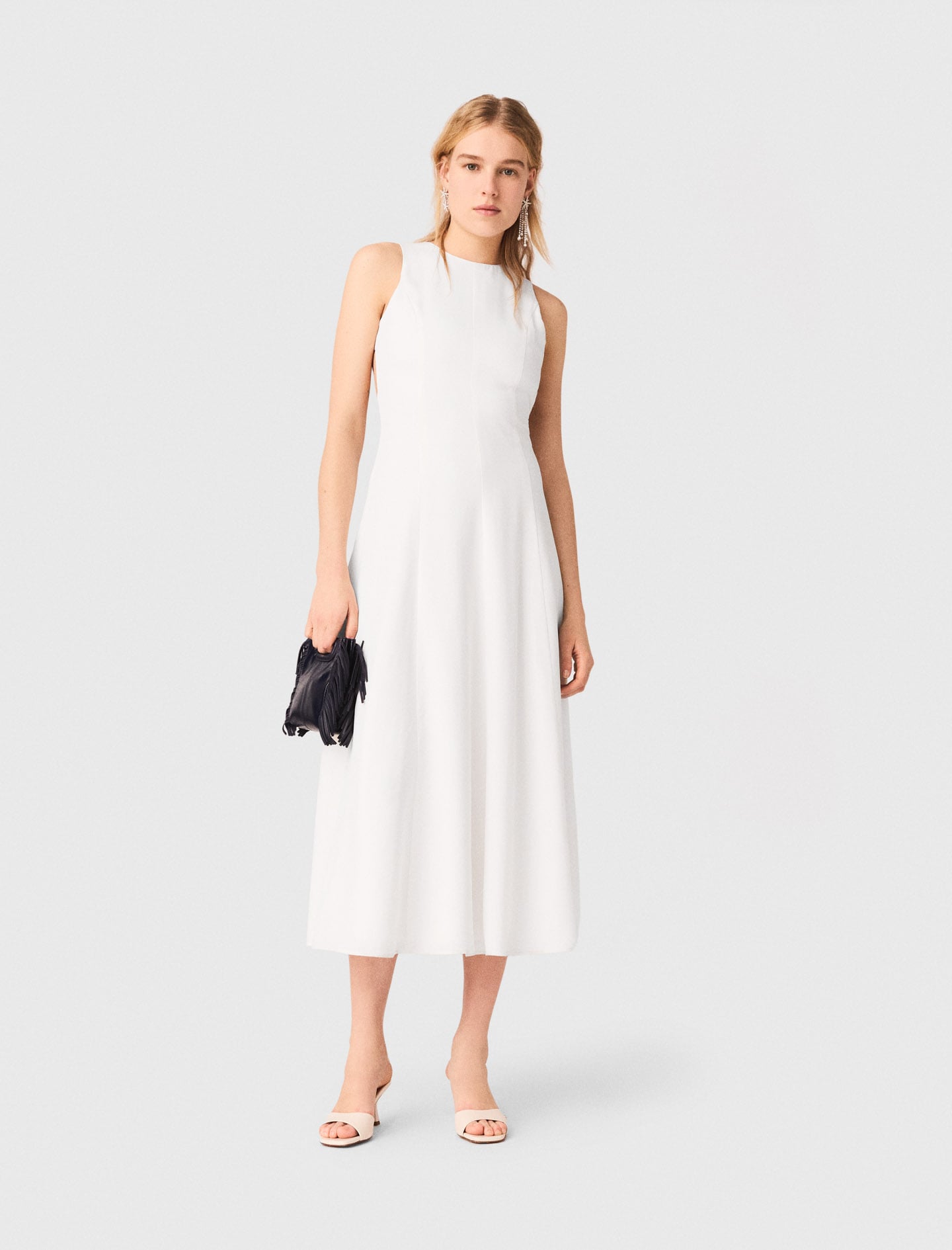 Maje Backless midi dress